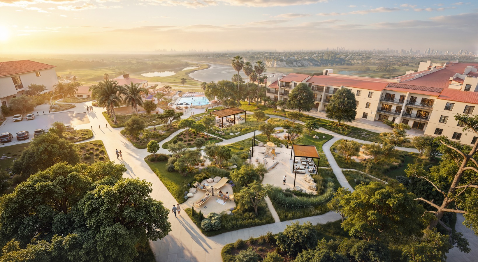 ariel rendering of property